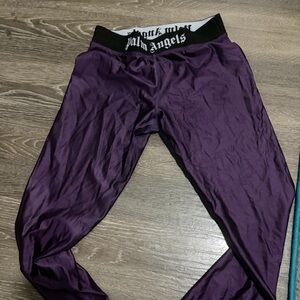 Palm Angels Purple Leggings